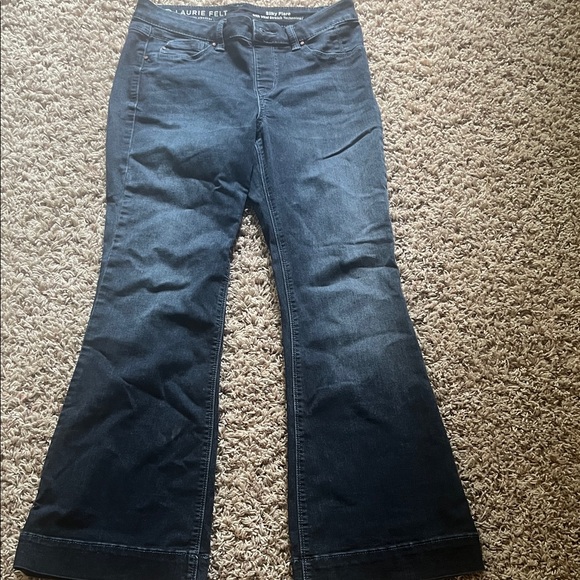 Laurie Felt Dark Blue Flare Jeans - Picture 1 of 1